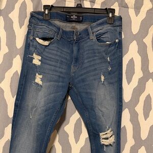 American Eagle Outfitters Light Blue Distressed Jeans 32x30